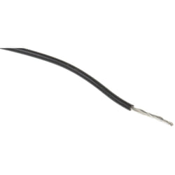 Fils de connexion Rs Pro UL3266, 7 0,13 mm² 26 awg, 300 v, xlpe Noir, 100m ( Prix pour Bobine de 100 Mètres )