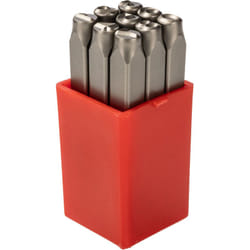 Rs Pro - Kit de poinçons de gravure des nombres (0 8) x 9 pièces ( Prix pour 1 )