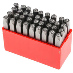 Rs Pro - Kit de poinçons de gravure des lettres (Jeu de 27 pièces de tampons de lettres majuscules en anglais a ( Prix pour 1 )