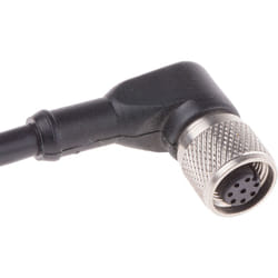 Cordon RS PRO 5 conducteurs , M12 Femelle, 5m ( Prix pour 1 )