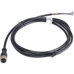 Cordon RS PRO 5 conducteurs , M12 Femelle, 2m ( Prix pour 1 )
