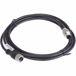 Connecteur A = M12 Connecteur B = Fiche mâle droite M8 Longueur = 2m Genre du connecteur A = Femelle Nombre de contacts conne ...