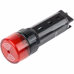 Tension d'alimentation = 220 V c.a. Type de courant = V c.a. Montage = Montage panneau Diamètre = 19 mm Type d'application = ...