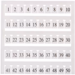 Type d'accessoire = Etiquette d'identification Accessoire pour = Bloc de jonction à verrouillage à vis Série = W5 RS Pro 17