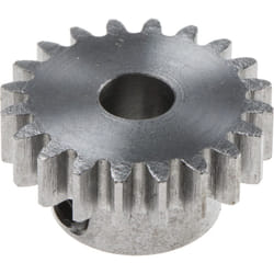 Pignon Rs Pro module 1, 20 dents , alésage de 6mm en Acier ( Prix pour 1 )