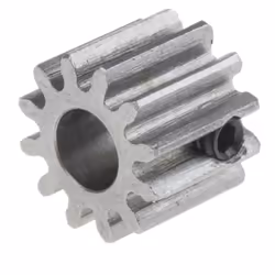 Module = 1 Nombre de dents = 12 Matériau = Acier Diamètre d'alésage = 6mm Diamètre du moyeu = 14mm Diamètre Primitif = 12mm L ...