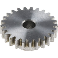 Pignon RS PRO module 1, 25 dents , alésage de 6mm en Acier ( Prix pour 1 )