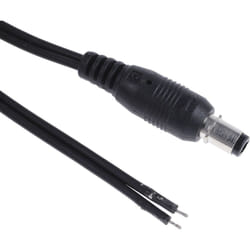 Rs Pro - Fiche d'alimentation cc, 2.0A, ø 2.5mm, Montage sur câble, 16,0 v, 2.0m ( Prix pour 1 )