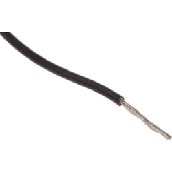 Câble pour environnement difficile Rs Pro 24, +150°C max, etfe Noir, 100m ( Prix pour Bobine de 100 Mètres )