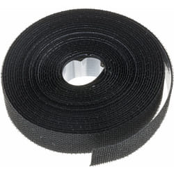 Rs Pro - Ruban auto-agrippant 20mm x 5m, Noir ( Prix pour 1 )
