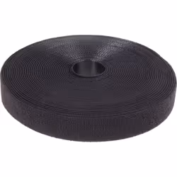 Largeur = 20mm Longueur = 10m Type de crochet = Crochets et Boucles Couleur = Noir Ruban à crochet et boucle noir de RS Pro,  ...