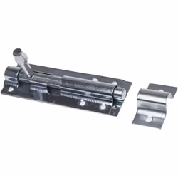 Matériau = Acier Finition = Zingué Dimensions = 110 x 38mm Longueur = 110mm Verrou coulissant droit, en BZP