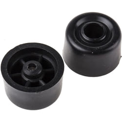 Rs Pro - Arrêt de porte en pvc noir, Dia. 32mm ( Prix pour Paquet de 4 )