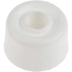 Rs Pro - Arrêt de porte en pvc Blanc, Dia. 32mm ( Prix pour Paquet de 4 )