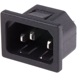 Rs Pro - Connecteur iec Mâle C14 Montage rapide, 10A