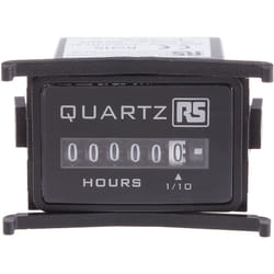 Rs Pro - Compteur Heures 1080 v c.c. Analogique 6 digits ( Prix pour 1 )