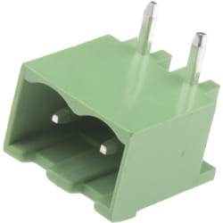 Bornier pour ci Rs Pro 2 pôles , 5.08mm 1 rangée, 15.0A, Angle droit