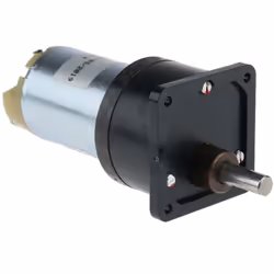 Tension d'alimentation = 12 V Type de moteur V c.c. = Motoréducteur à balais Vitesse de sortie = 80 t/min Diamètre d'arbre =  ...