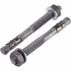 Taille de filetage = M10 Type = Boulon traversant galvanisé Longueur = 100mm Diamètre de trous de fixation = 10mm Epaisseur m ...