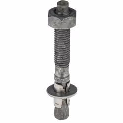 Taille de filetage = M10 Type = Boulon traversant galvanisé Longueur = 80mm Diamètre de trous de fixation = 10mm Epaisseur ma ...