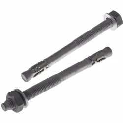 Taille de filetage = M10 Type = Boulon traversant galvanisé Longueur = 125mm Diamètre de trous de fixation = 10mm Epaisseur m ...