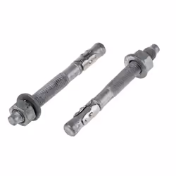 Taille de filetage = M12 Type = Boulon traversant galvanisé Longueur = 115mm Diamètre de trous de fixation = 12mm Epaisseur m ...