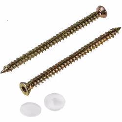 Taille de filetage = M6 Type = Vis Béton Longueur = 100mm Diamètre de trous de fixation = 7.5mm Epaisseur maximum de fixation ...