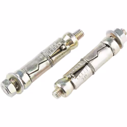 Taille de filetage = M6 Type = Goujon d'ancrage à boulon Longueur = 45mm Diamètre de trous de fixation = 12mm Epaisseur maxim ...
