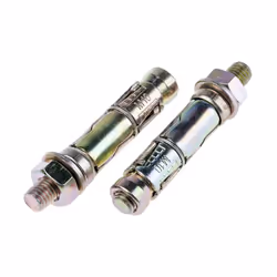 Taille de filetage = M10 Type = Goujon d'ancrage à boulon Longueur = 60mm Diamètre de trous de fixation = 16mm Epaisseur maxi ...
