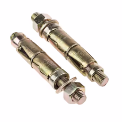 Taille de filetage = M12 Type = Goujon d'ancrage à boulon Longueur = 75mm Diamètre de trous de fixation = 20mm Epaisseur maxi ...