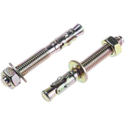 Rs Pro - Boulon d'ancrage en Acier au carbone M8, 8mm x 65mm ( Prix pour Sachet de 10 )