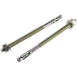 Rs Pro - Boulon d'ancrage en Acier au carbone M8, 8mm x 130mm ( Prix pour Sachet de 10 )