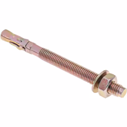 Taille de filetage = M10 Type = Goujon d'ancrage Longueur = 120mm Diamètre de trous de fixation = 10mm Epaisseur maximum de f ...
