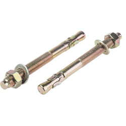 Rs Pro - Boulon d'ancrage en Acier au carbone M16, 16mm x 175mm ( Prix pour Sachet de 5 )