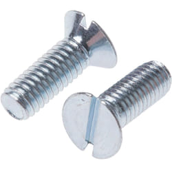 Rs Pro - Vis à métaux M3.5 à tête Fraisée fendue en Acier, 10mm ( Prix pour Sachet de 100 )