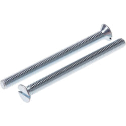 Rs Pro - Vis à métaux M4 à tête Fraisée fendue en Acier, 50mm ( Prix pour Sachet de 100 )