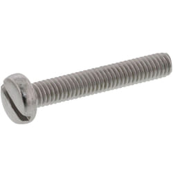 Rs Pro - Vis à métaux M3 à tête Cylindrique fendue en Acier, 8mm ( Prix pour Sachet de 100 )