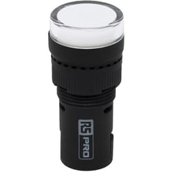 Rs Pro - Voyant lumineux led Blanc 120 v c.a./c.c., ø découpe 16mm, IP40 ( Prix pour 1 )