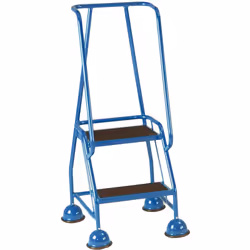 Nombre de pas = 2 Hauteur de plateforme = 0.508m Matériau = Caoutchouc nervuré, acier Couleur = Bleu Poids = 12kg Hauteur hor ...