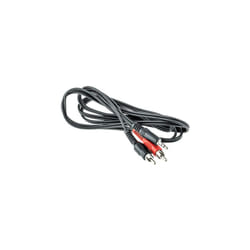 Rs Pro - Câble rca rca mâle x 2 Fiche jack stéréo 3,5, 1m Noir ( Prix pour 1 )