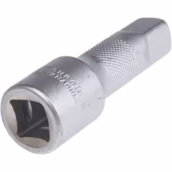 Taille d'entraînement = 1/2" Type = Rallonge Type d'entraînement = Carré Longueur hors tout = 75 mm Finition = Mat Matériau = ...