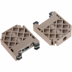 Type d'accessoire = Butée d'arrêt Accessoire pour = Borniers rail DIN Supports d'extrémité pour blocs de jonction Mirco. Plaq ...