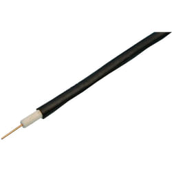 Câble coaxial RG6 Rs Pro Noir, 250m, Conforme à la norme RoHS ( Prix pour Bobine de 250 Mètres )