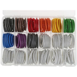 Rs Pro - Kits de marqueurs de câbles Imbricables x 4500, ø 0.75mm 3.5mm ( Prix pour 1 Kit )