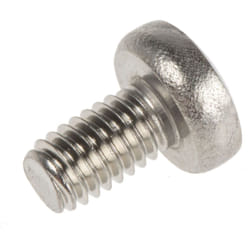 Rs Pro - Vis à métaux M3.5 à tête Cylindrique Pozidriv en Acier Inoxydable, 6mm ( Prix pour Sachet de 100 )