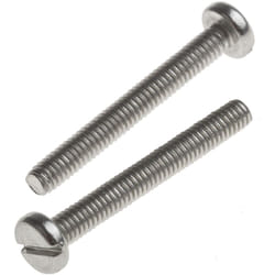Rs Pro - Vis à métaux M2.5 à tête Cylindrique fendue en Acier Inoxydable, 20mm ( Prix pour Sachet de 100 )