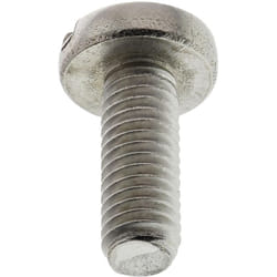 Vis à métaux Rs Pro M4 à tête Cylindrique fendue en Acier Inoxydable, 8mm ( Prix pour Sachet de 100 )