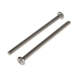 Rs Pro - Vis à métaux M5 à tête Cylindrique fendue en Acier Inoxydable, 75mm ( Prix pour Sachet de 50 )