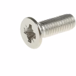 Forme de tête = Fraisée Type d'entrainement = Pozidriv Standard DIN = DIN 965 Longueur métrique = 6mm Taille de filetage métr ...