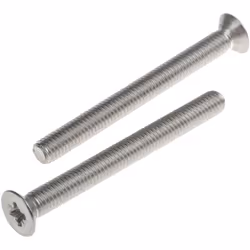 Forme de tête = Fraisée Type d'entrainement = Pozidriv Standard DIN = DIN 965Z Longueur métrique = 50mm Taille de filetage mé ...
